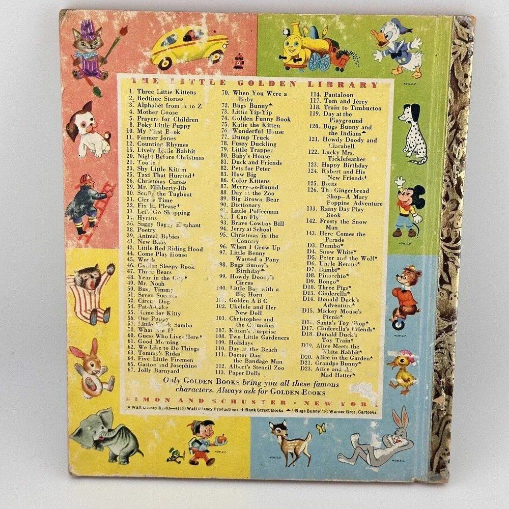 The Kitten's‎ Surprise  A Little Golden Board Book by Nina  1951 Vintage